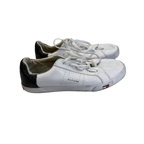 Tommy Hilfiger Men's White Lace Up Sneaker - Picture 1 of 1